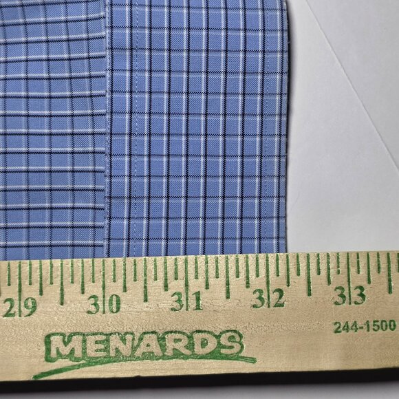 L.L. Bean Mens Blue Black White Checkered LongSleeve Button Up Shirt Size XL-Reg - Picture 6 of 11